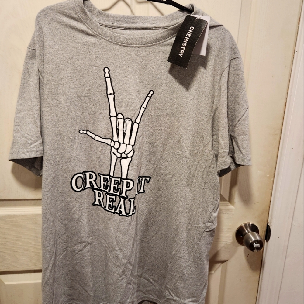 Chemistry Gray Graphic T-Shirt for Men